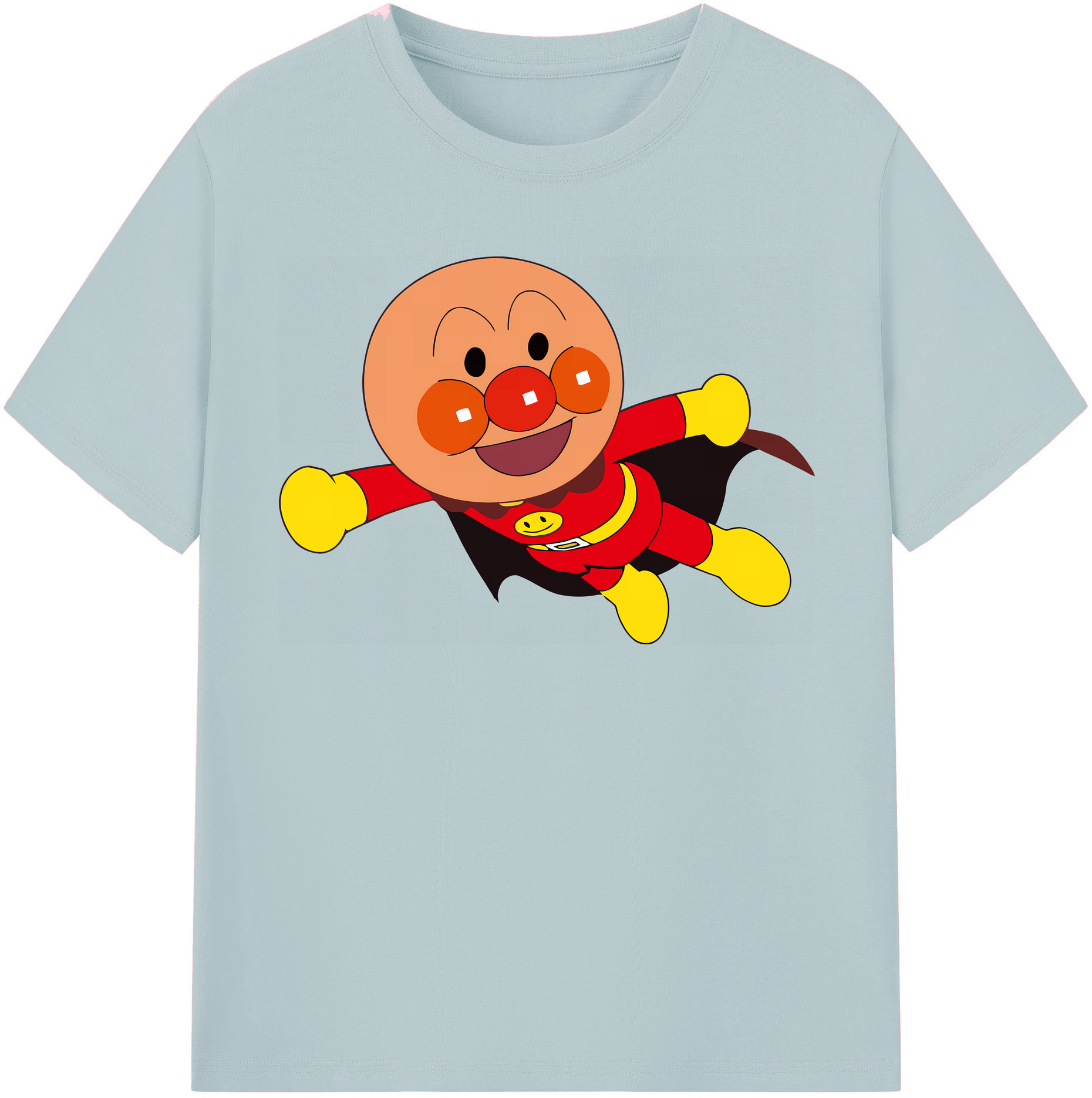（画像用） アンパンマン Anpanman 綿100％半袖Tシャツ（フロントプリント）